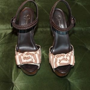 Jessica Simpson Wooded Heel Platform